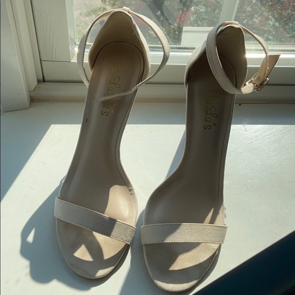 Lulus nude stilettos